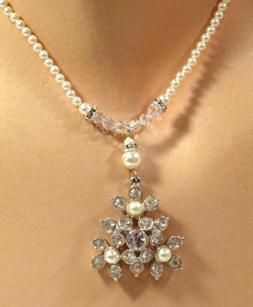 Bridal Necklace One of a Kind Bridal Jewelry Only one necklace available